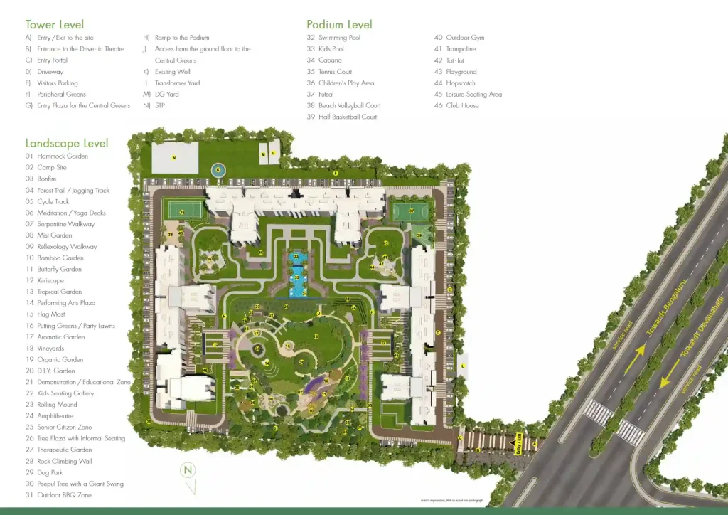 Godrej Royale Woods master plan